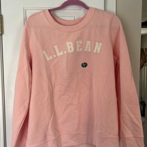 NWT LL Bean women’s pink sweatshirt